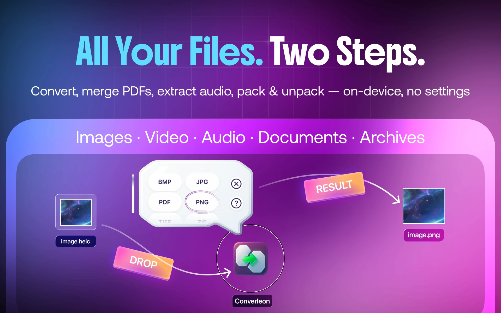 Offline File Converter for Mac | Converleon